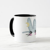Niedliches Kaninchen Kaffeetasse (Vorderseite Links)