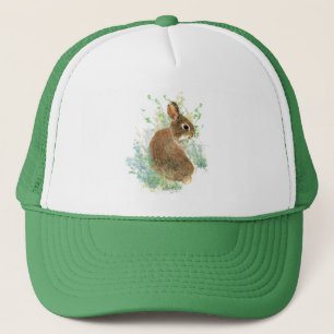 Niedliches Kaninchen Kaninchen Bunny Farm Truckerkappe