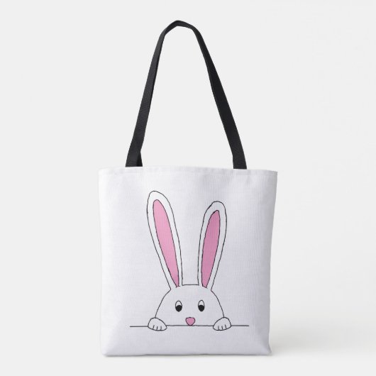 Niedliches Kaninchen Klettersteig Niedliche Tiere  Tasche (Rückseite)