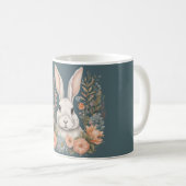 Niedliches Kaninchen mit Cogingcore Kaffeetasse (VorderseiteRechts)
