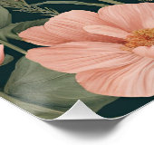 Niedliches Kaninchen mit Cogingcore Poster (Ecke)