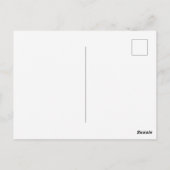 Niedliches Kaninchen mit Cogingcore Postkarte (Rückseite)