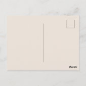 Niedliches Kaninchen mit Cogingcore Postkarte (Rückseite)