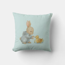 niedliches Kaninchen mit Ente