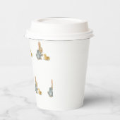 niedliches Kaninchen mit Ente Pappbecher (Links)