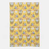 Niedliches Kaninchen Ostern Geschirrtuch (Vertikal)