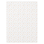 Niedliches Kaninchen, Ostern, Karottenmuster  Tischdecke (Vorderseite)