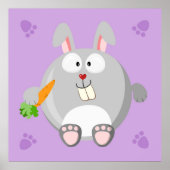 Niedliches Kaninchen Poster (Vorne)