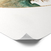 Niedliches Kaninchen-Poster Poster (Ecke)