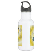 Niedliches Kaninchen schottischer Hochlandtänzer Edelstahlflasche (Rückseite)