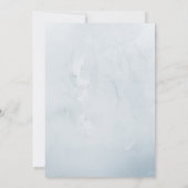 Niedliches Kaninchen Wasserfarbenfrohe Ostern Gebu Einladung (Rückseite)