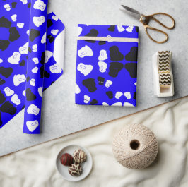 Niedliches Kaninchen-Winterlösemittelpapier Geschenkpapier