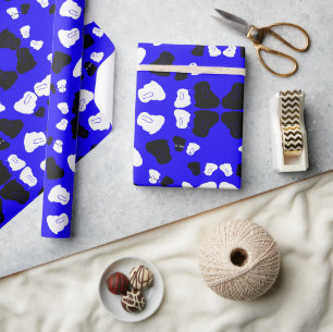 Niedliches Kaninchen-Winterlösemittelpapier Geschenkpapier