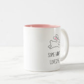 Niedliches Kaninchenangebot Zweifarbige Tasse (VorderseiteRechts)