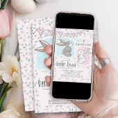 Niedliches Kaninchengeschlecht bei Buck oder Dog Einladung