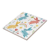 Niedliches Kaninchenmuster Fliese (Seite)