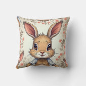 niedliches Kaninchenpolster Kissen (Rückseite)