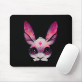 Niedliches Kaninchentier mit Farben - ein Mädchenh Mousepad (Mit Mouse)
