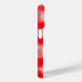 Niedliches kariert-weißes Monogramm Weihnachten Case-Mate iPhone Hülle (Rückseite / Rechts)