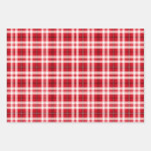 Niedliches kariertes Fliesenmuster Geschenkpapier Set (Vorderseite 2)