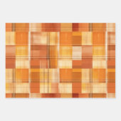 Niedliches kariertes Kachelmuster Geschenkpapier Set (Vorderseite 3)