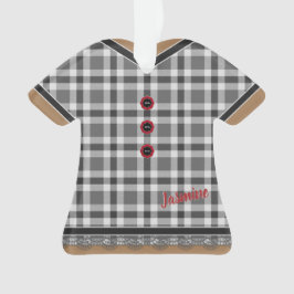 Niedliches, Kariertes Kleid mit Spitzentechnik, ku Ornament