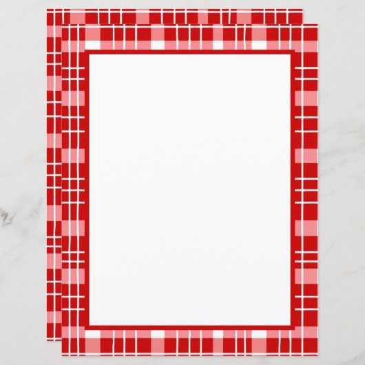 Niedliches kariertes Lieblingsblatt (Vorne/Hinten)