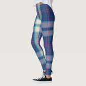Niedliches Kariertes Muster Leggings (Links)