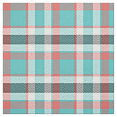 Niedliches Kariertes, türkisfarbenes Retro-Muster Stoff (Muster)