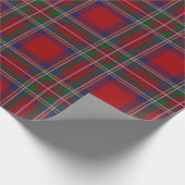 Niedliches Kariertes Wrackpapier Geschenkpapier (Ecke)