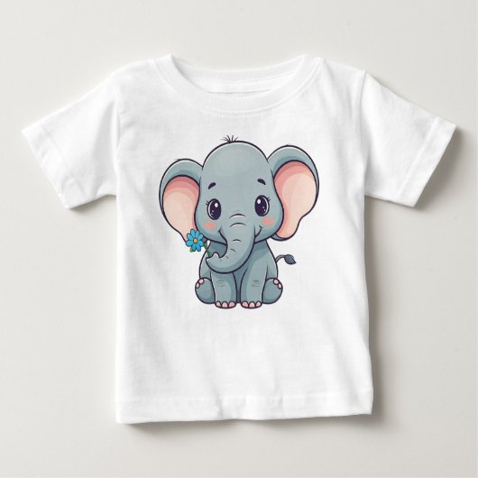 Niedliches Karikaturendesign Baby T-shirt (Vorderseite)