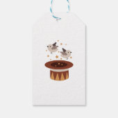 Niedliches Karnevalstier zum Geburtstag Geschenkanhänger (Rückseite)