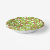 Niedliches, karnivorisches Venus Flytrap-Muster Pappteller (Gewinkelt)