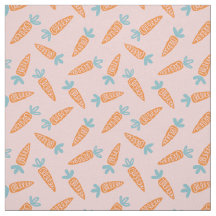 Niedliches Karottenmuster auf hellrosa