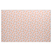 Niedliches Karottenmuster auf hellrosa Stoff (Fat Quarter (45,7 x 55,9 cm))