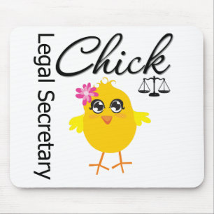 Niedliches Karriere-Küken - legaler Sekretär Mousepad