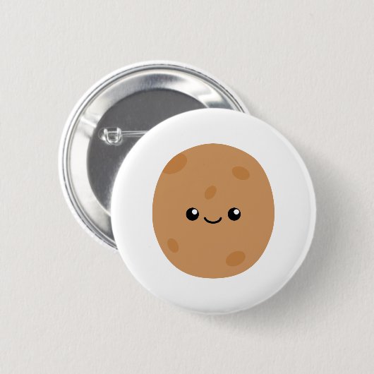 Niedliches Kartoffel Button (Vorne & Hinten)