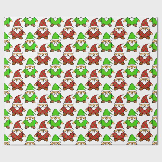 Niedliches Karton Gnome-Zeichnend Mustertrennpapie Geschenkpapier (Flach)