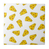 Niedliches Käsemuster Fliese (Vorderseite)