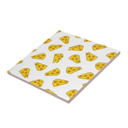 Niedliches Käsemuster Fliese (Seite)