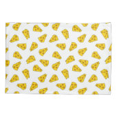 Niedliches Käsemuster Kissenbezug (Rückseite-Links)