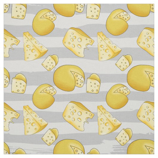 niedliches Käsemuster Stoff (Muster)
