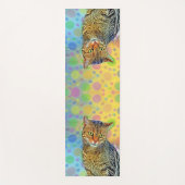 Niedliches Kätzchen - abstrakt - farbenfrohe Maler Yogamatte (Vorderseite)