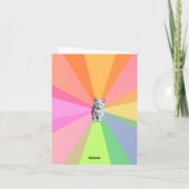 Niedliches Kätzchen, Cat-Liebhaber, du hattest mic Karte (Rückseite)