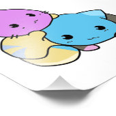 niedliches Kätzchen Fotodruck (Ecke)