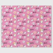 Niedliches Kätzchen Geschenkpapier (Flach)