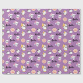 Niedliches Kätzchen Geschenkpapier (Flach)