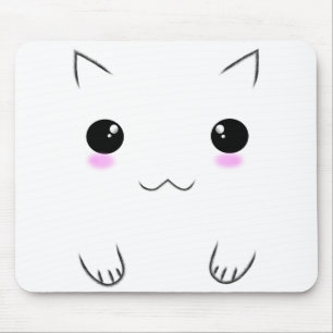 Niedliches Kätzchen-Gesicht Mousepad