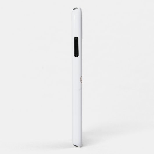 niedliches Kätzchen, hallo Herz weiß Case-Mate iPhone Hülle (Hinten/Rechts)