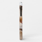 niedliches Kätzchen, hallo Herz weiß Case-Mate iPhone Hülle (Hinten/Links)